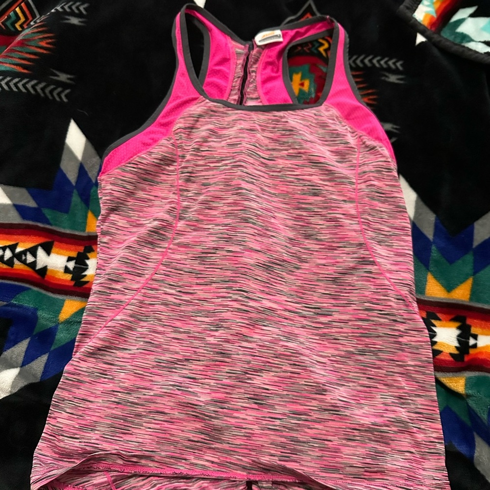 Women's Pink Racerback Swim Top